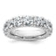 Lab-Grown Diamond Wedding Band in 14K White Gold, 4.9mm (5 1/3 ct. tw., VS+ F+), Size 7 - Sophia Jewelers