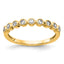 14k 1/5 carat Lab Grown Diamond VS/SI+ G+ Complete Fashion Band
