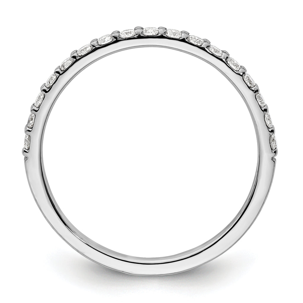 10K White Gold Diamond Band