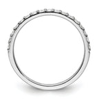 10K White Gold Diamond Band