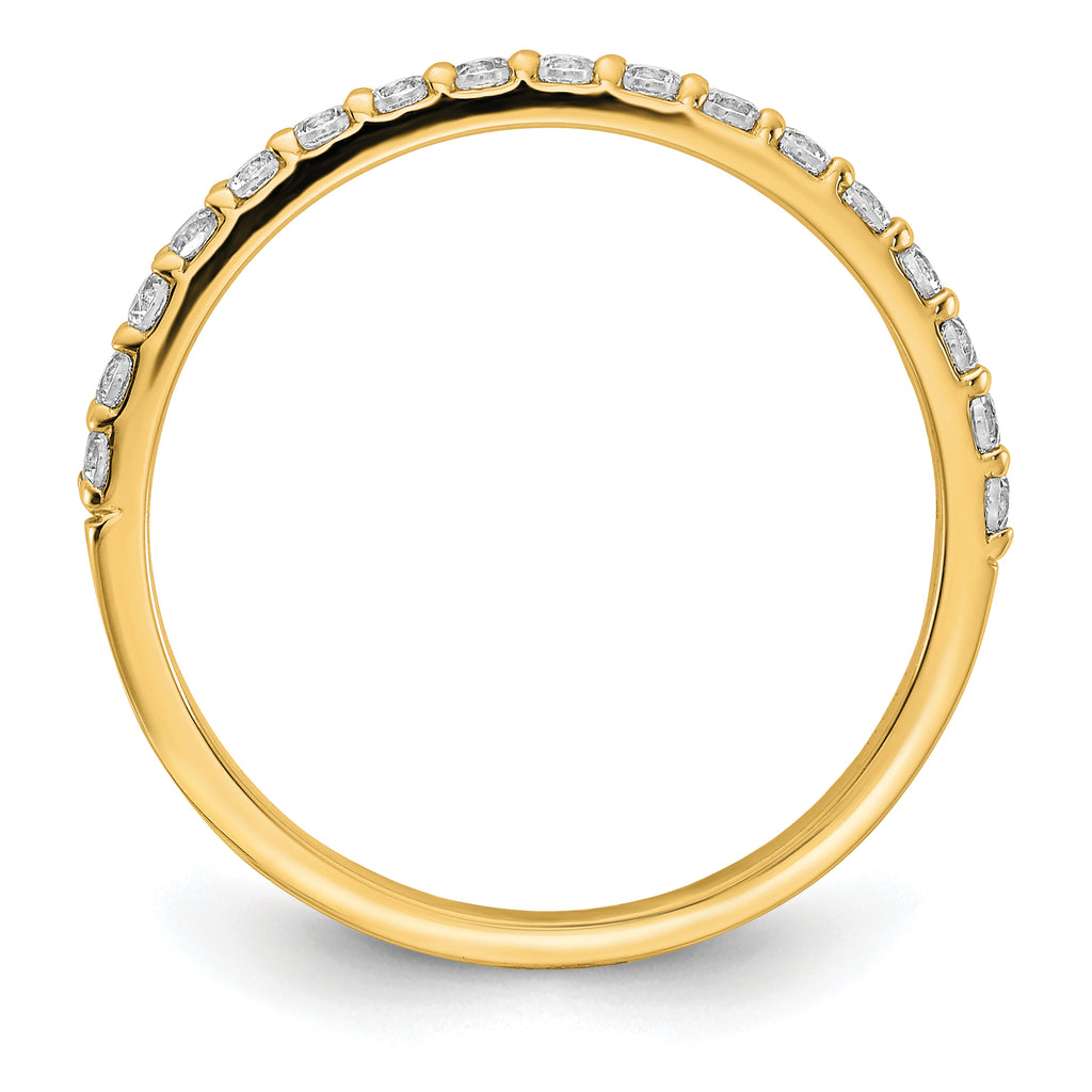 14k 1/3 carat Lab Grown Diamond VS/SI+ G+ Complete Band