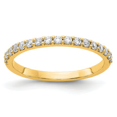 14k 1/3 carat Lab Grown Diamond VS/SI+ G+ Complete Band