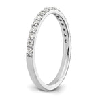 14k White Gold Diamond Band