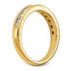 14k 3/4 carat Lab Grown Diamond VS/SI+ G+ Complete Channel Set Band