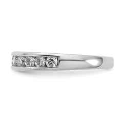 14k White Gold 3/4 carat Lab Grown Diamond VS/SI+ G+ Complete Channel Set Band
