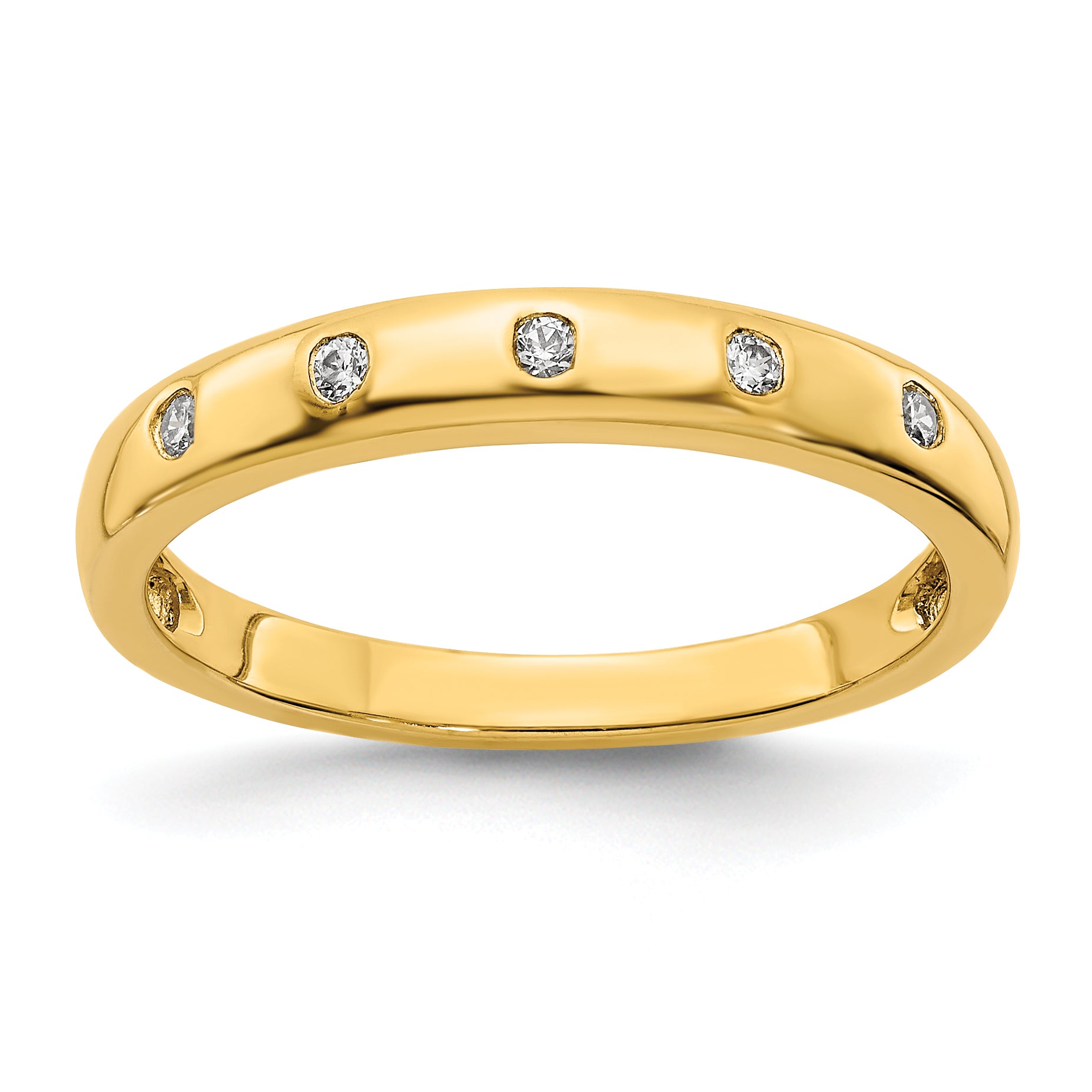 10K 5-stone Diamond Ring Main image