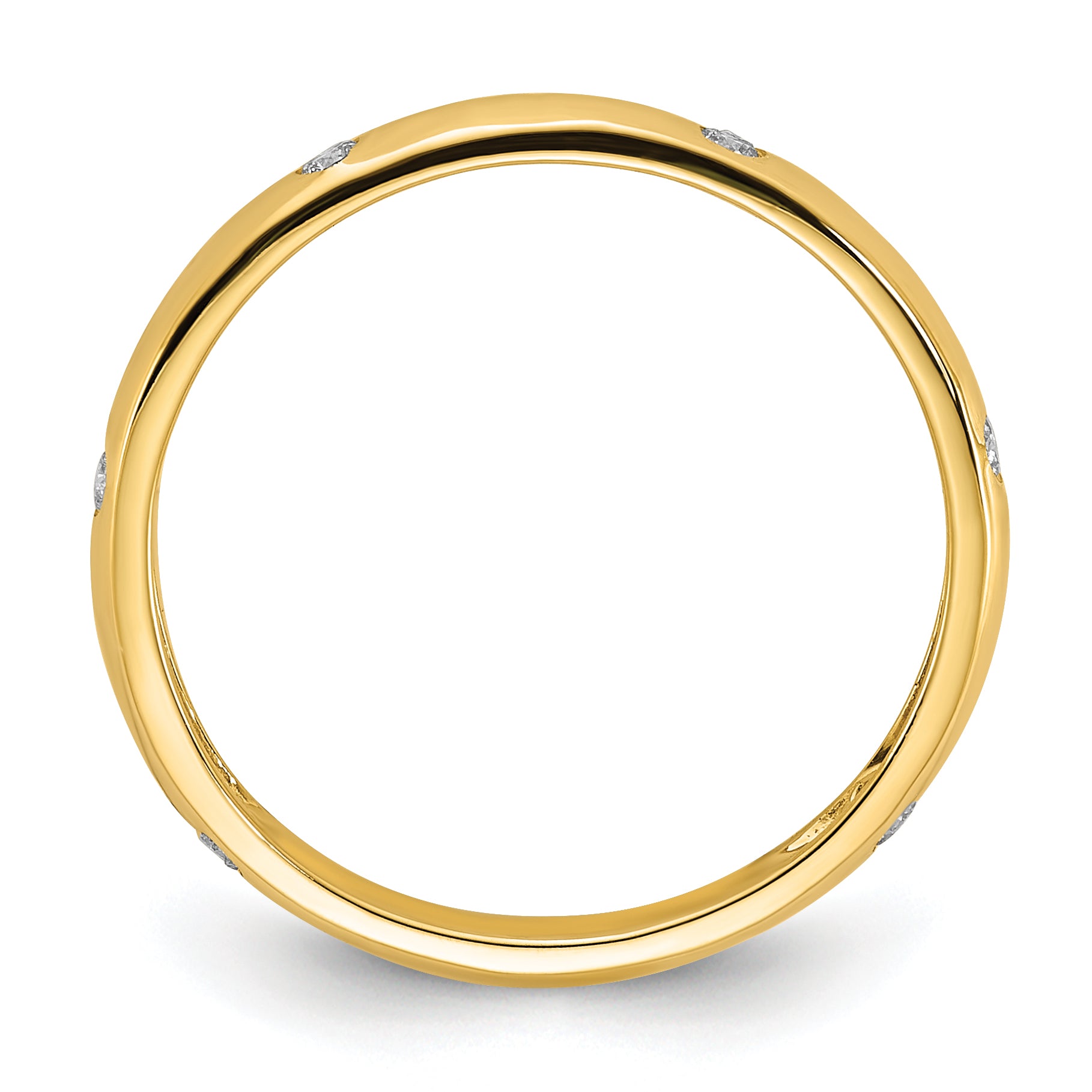 10K 6-stone Diamond Band Secondary image