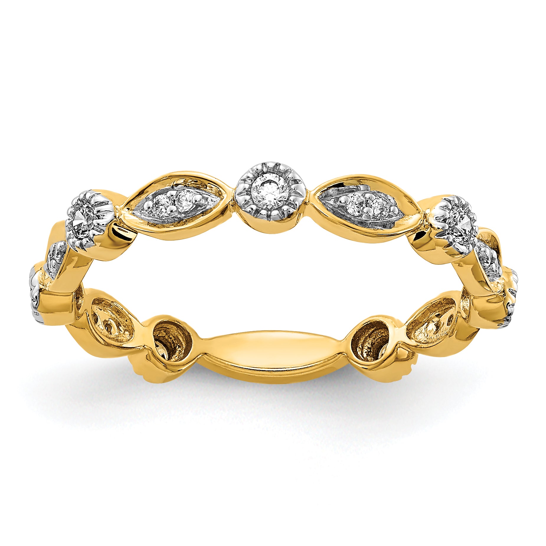 14k Diamond Fancy Band Main image