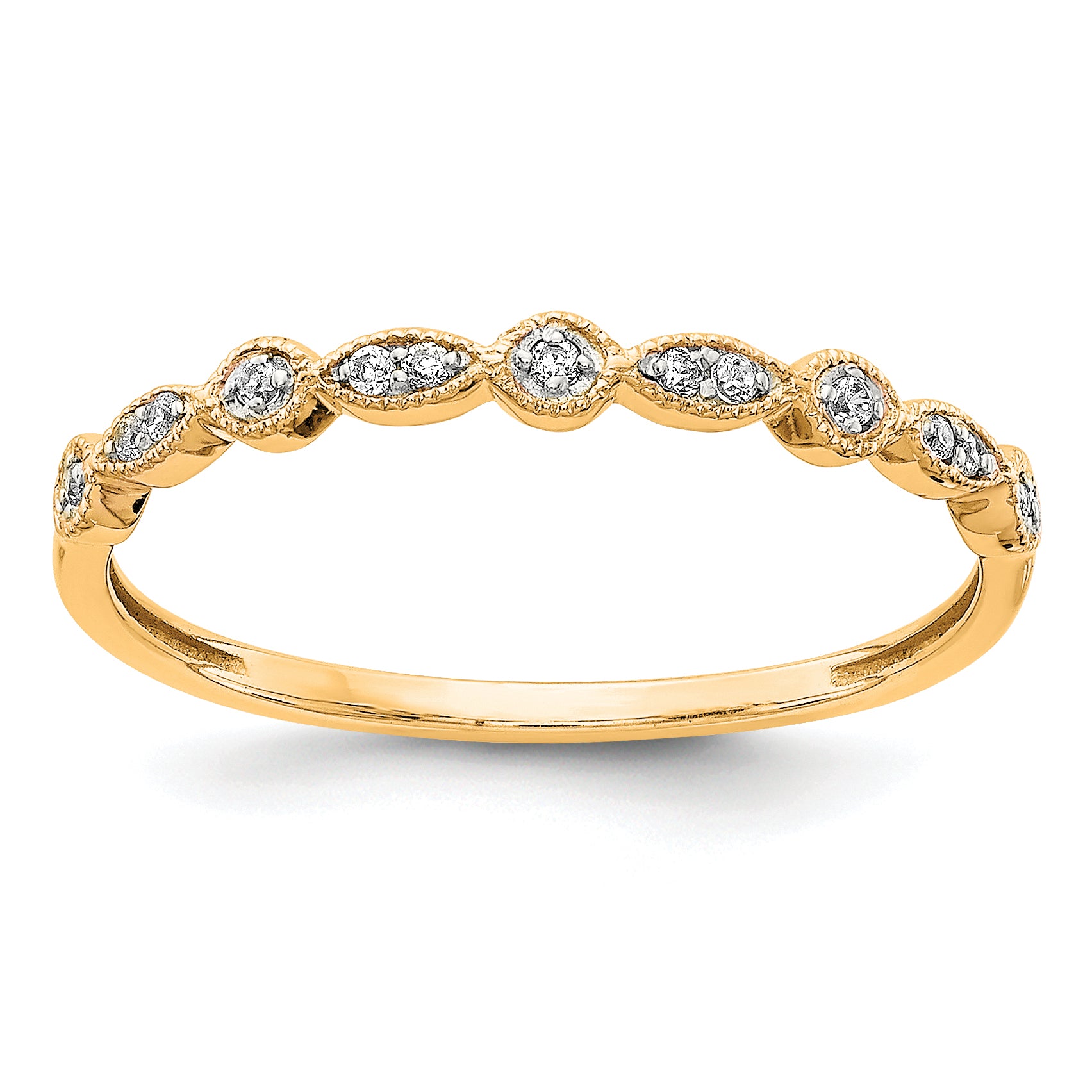 10K Yellow Gold Diamond Ring Main image