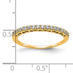 14k 1/4 carat Lab Grown Diamond VS/SI+ G+ Complete Wedding Band