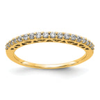 14k 1/4 carat Lab Grown Diamond VS/SI+ G+ Complete Wedding Band
