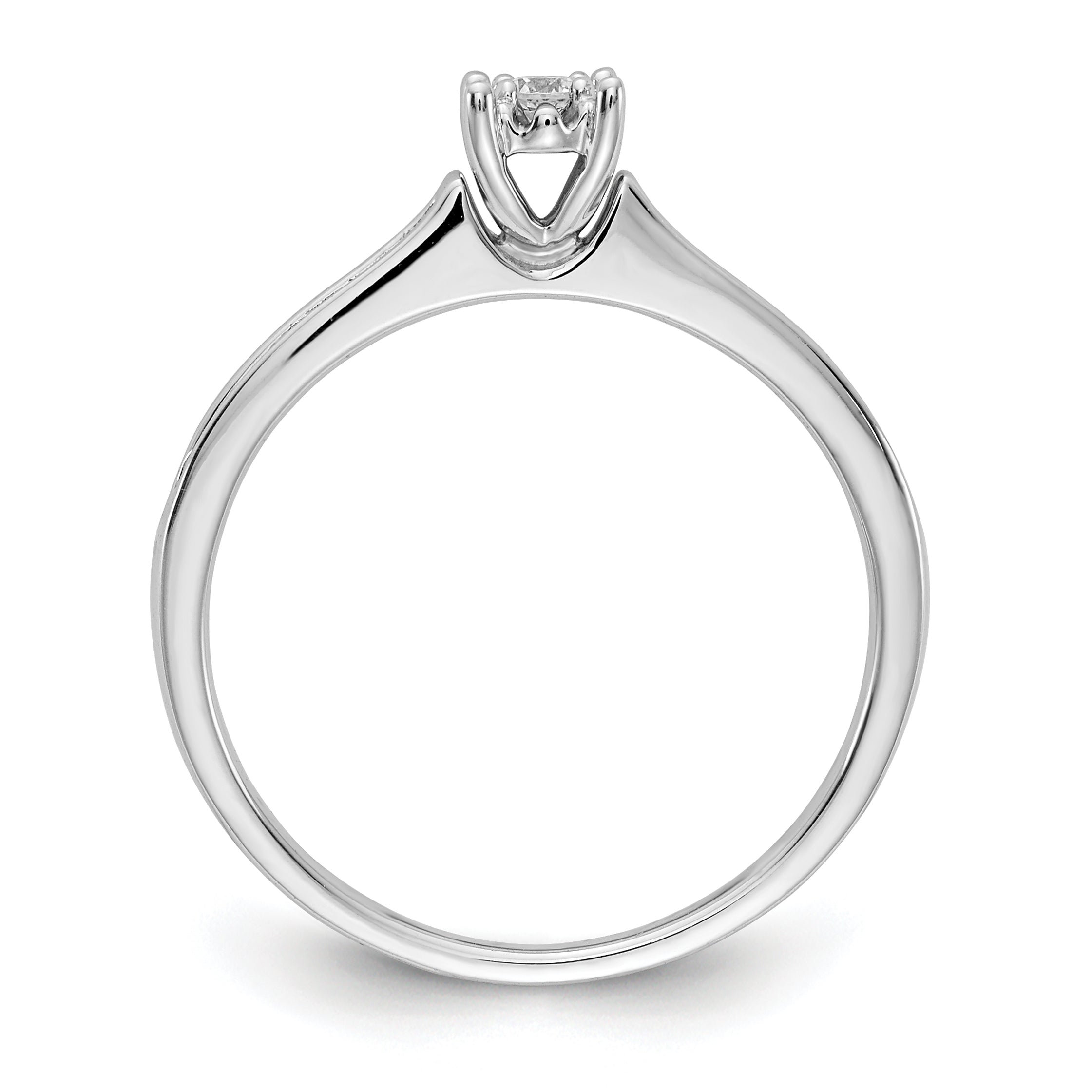 14k White Gold Diamond Ring Secondary image