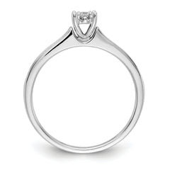 14k White Gold Diamond Ring