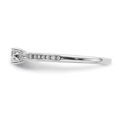 14k White Gold Diamond Ring