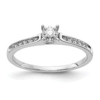 14k White Gold Diamond Ring
