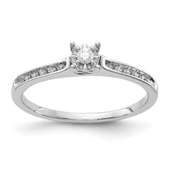 14k White Gold Diamond Ring
