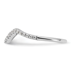 14K White Gold Lab Grown Diamond VS/SI+ G+ Wedding Band