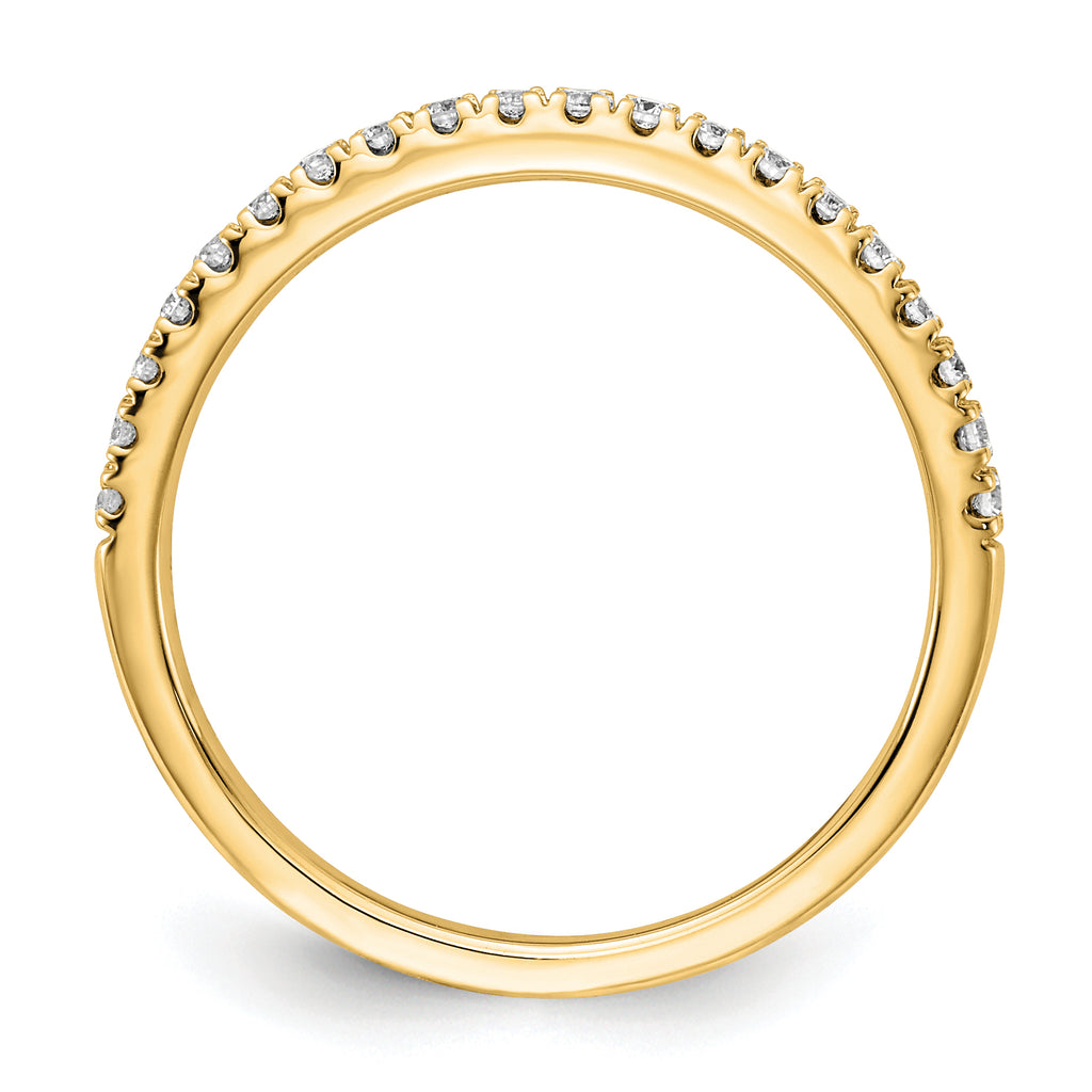 14k 1/4 carat Lab Grown Diamond VS/SI+ G+ Complete Wedding Band
