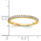 14k 1/4 carat Lab Grown Diamond VS/SI+ G+ Complete Wedding Band