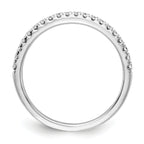 14k White Gold 1/4 carat Lab Grown Diamond VS/SI+ G+ Complete Wedding Band