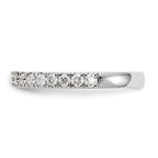 14k White Gold 1/2 carat Lab Grown Diamond VS/SI+ G+ Complete Wedding Band