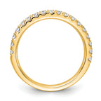 14k 1/2 carat Lab Grown Diamond VS/SI+ G+ Complete Wedding Band