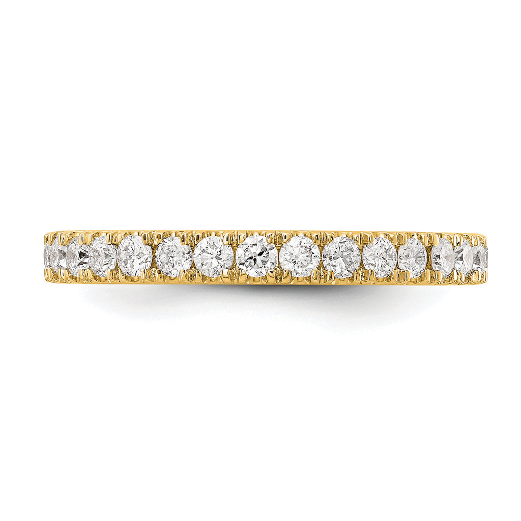 14k 1/2 carat Lab Grown Diamond VS/SI+ G+ Complete Wedding Band