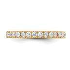 14k 1/2 carat Lab Grown Diamond VS/SI+ G+ Complete Wedding Band