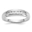 Men's Lab-Grown Diamond Seven Stone Ring in 14K White Gold (1/3 ct. tw.), Size 10 - Sophia Jewelers