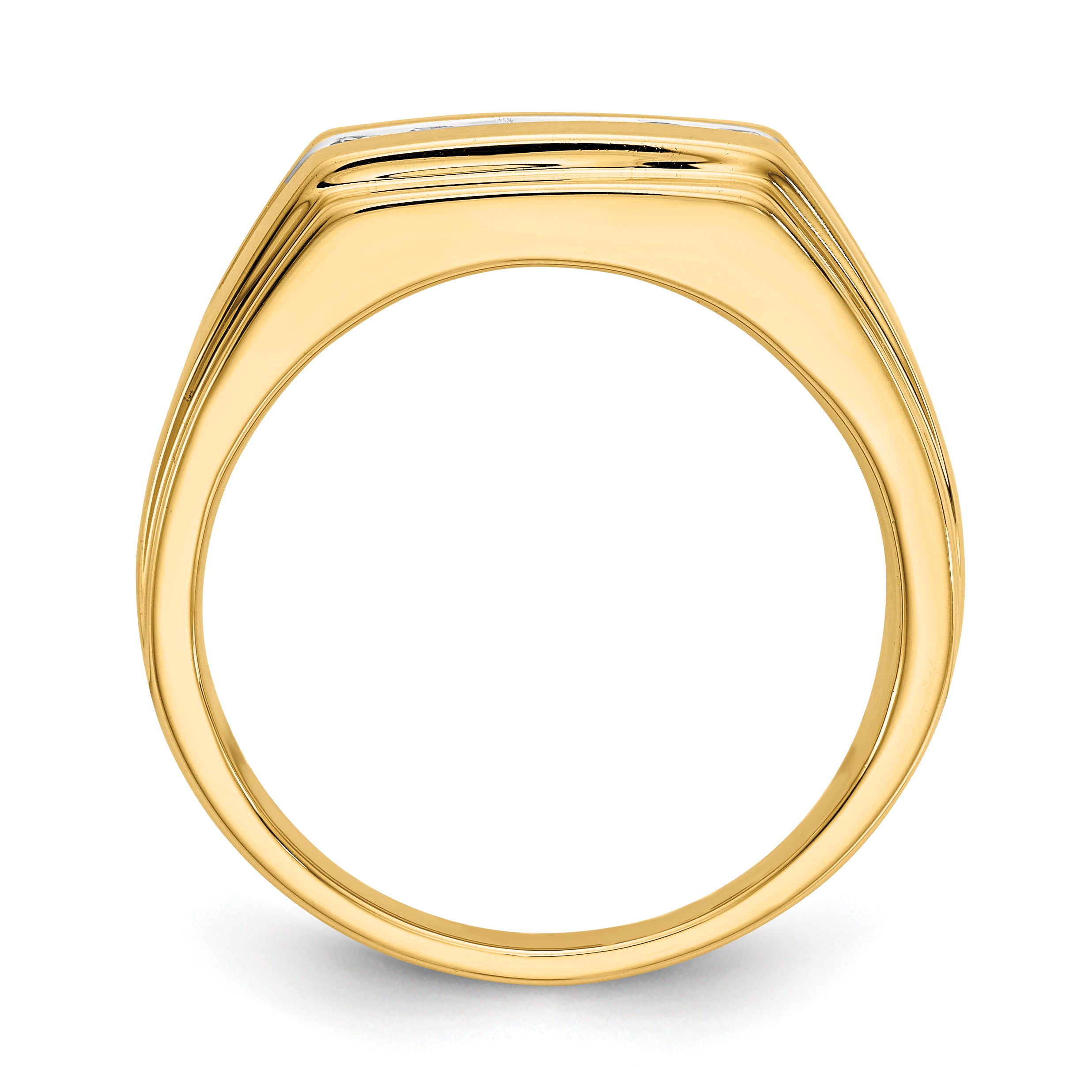 14k Diamond 6-stone Mens Ring Secondary image