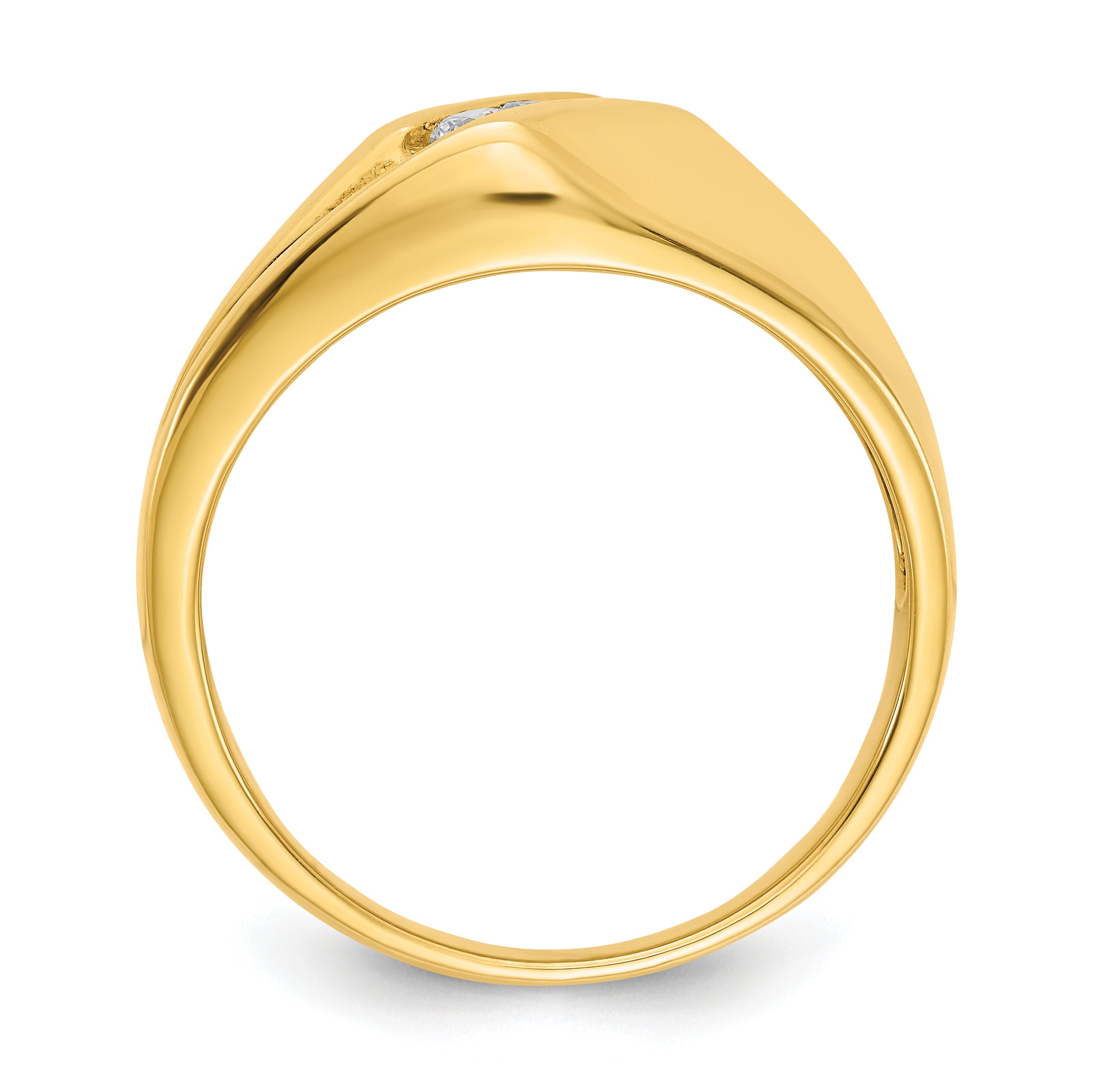 14k Diamond Mens Ring Secondary image