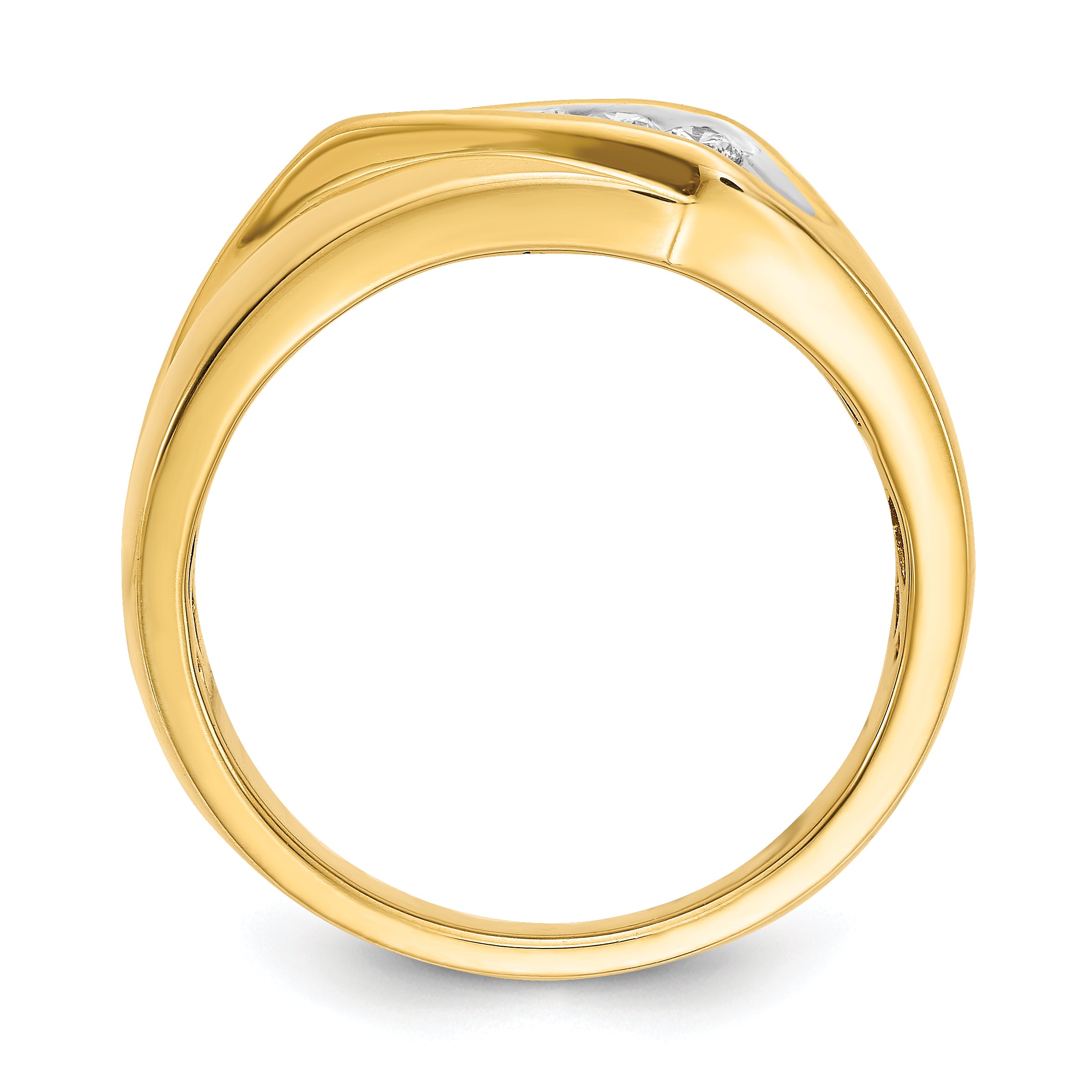 14k Diamond Mens Ring Secondary image