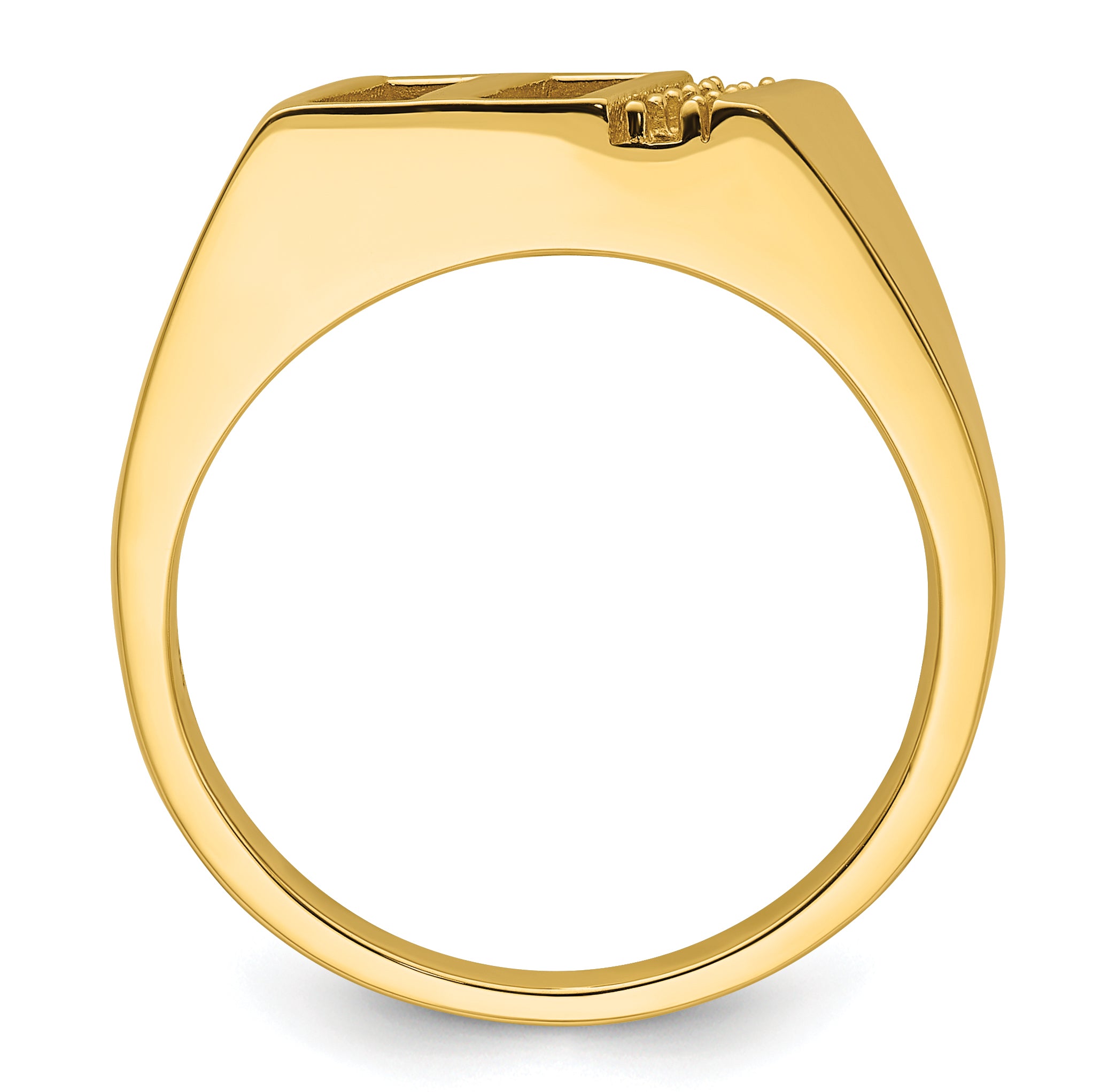 10K Mens Band Mounting