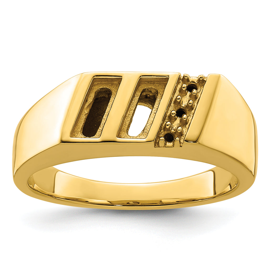10K Mens Band Mounting