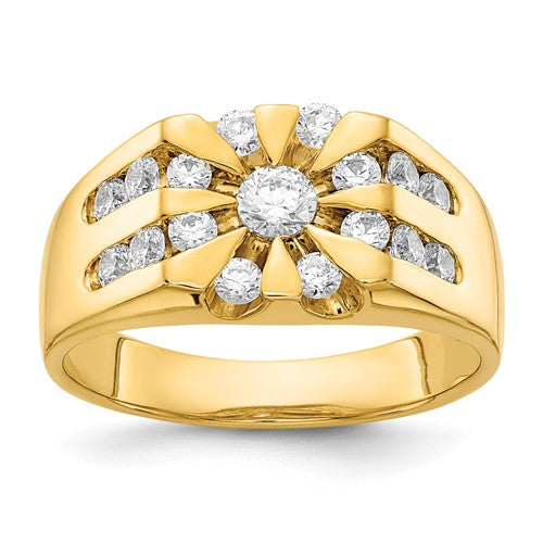 Men's Diamond Ring in 14K Yellow Gold, 3mm (1 ct. tw.), Size 10 - Sophia Jewelers