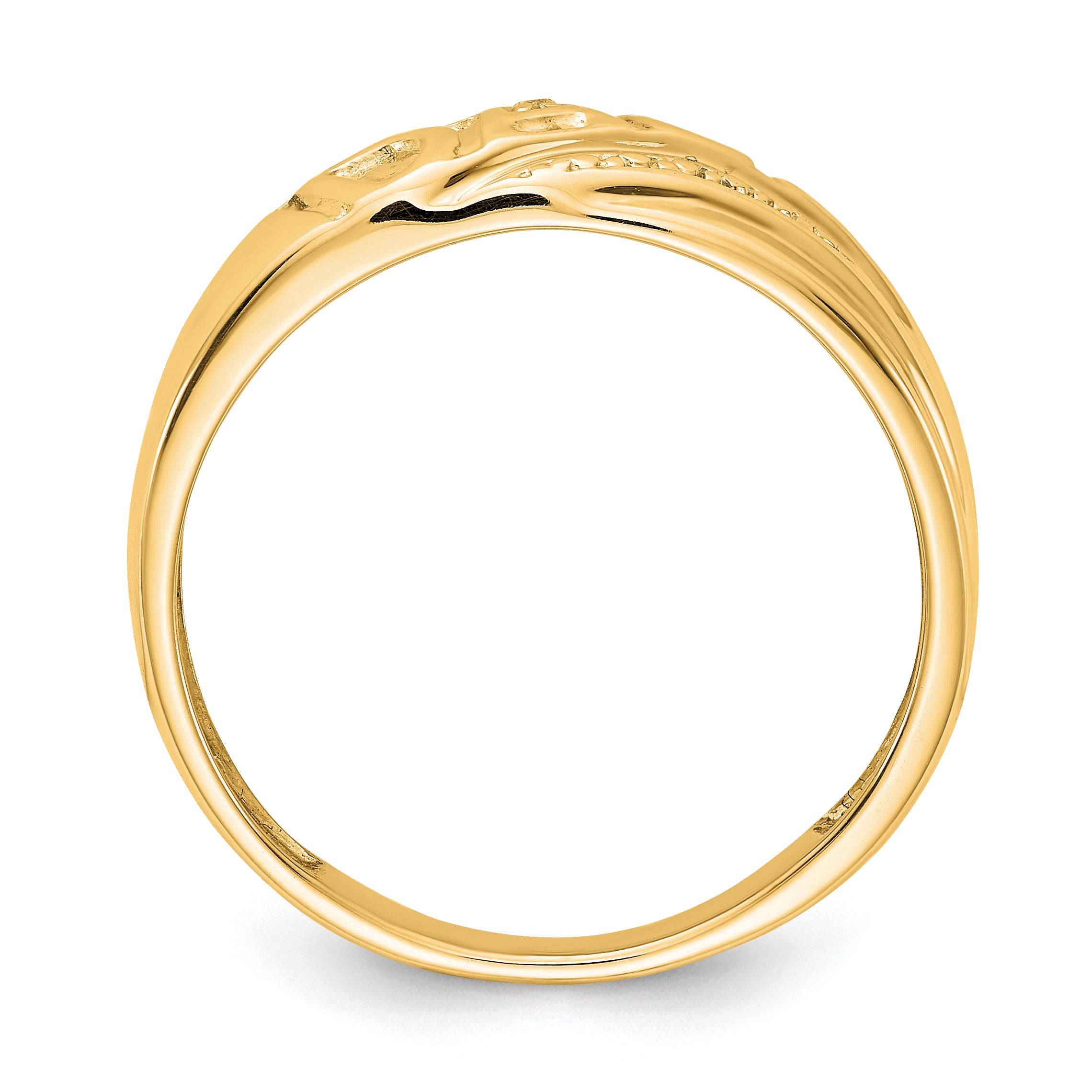 14k AA Diamond men's ring Secondary image