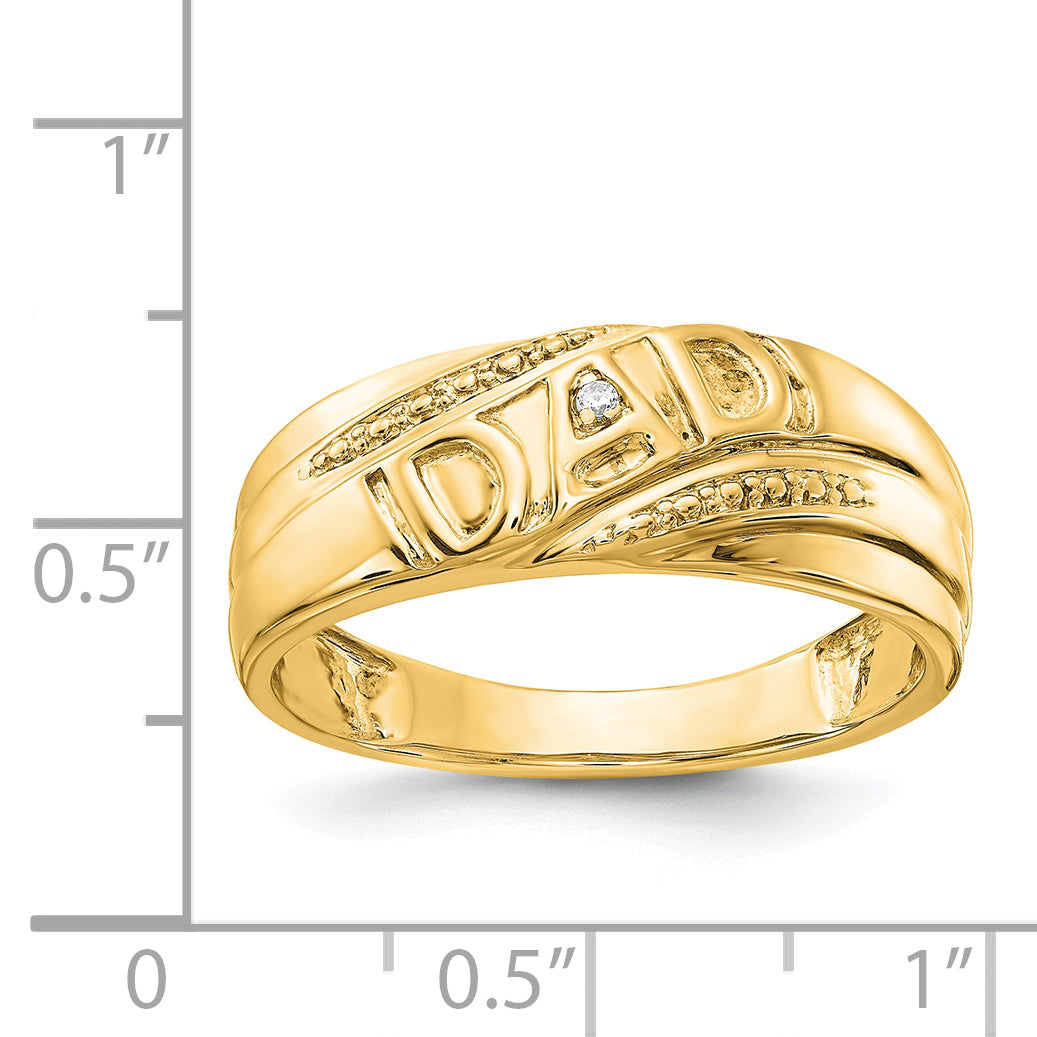 14k AA Diamond men's ring