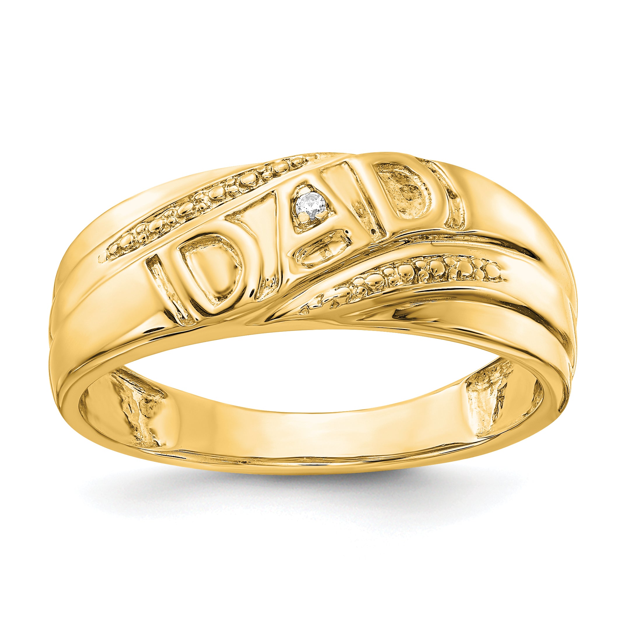 14k AA Diamond men's ring Main image