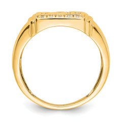 14k AA Diamond men's ring
