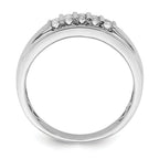 10k White Gold 1/2 carat Lab Grown Diamond VS/SI+ G+ Complete Men's Ring