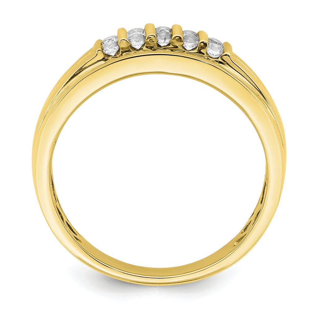 10k 1/2 carat Lab Grown Diamond VS/SI+ G+ Complete Men's Ring