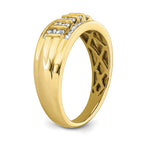 10k 1/2 carat Lab Grown Diamond VS/SI+ G+ Complete Men's Ring