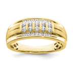 10k 1/2 carat Lab Grown Diamond VS/SI+ G+ Complete Men's Ring