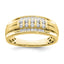10k 1/2 carat Lab Grown Diamond VS/SI+ G+ Complete Men's Ring