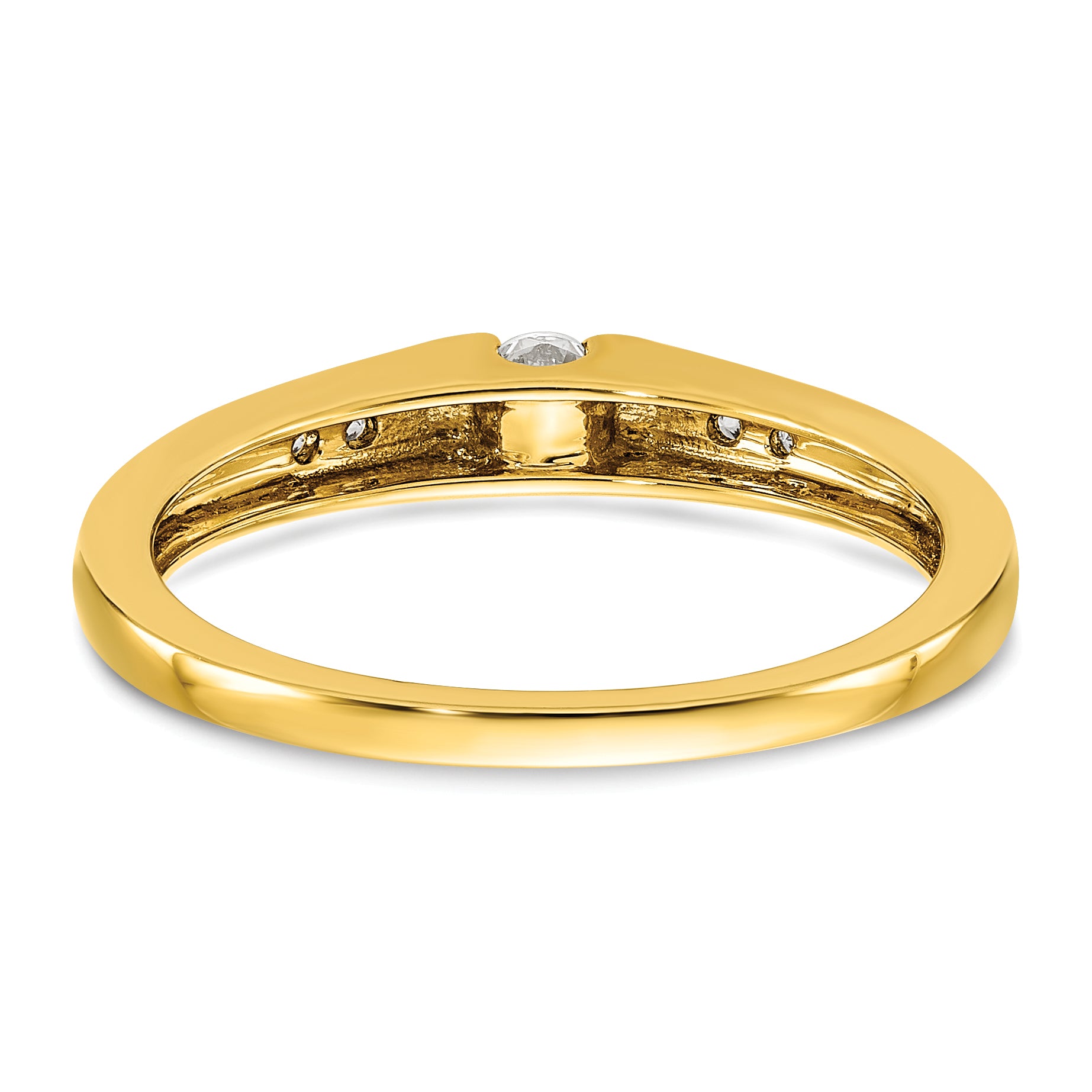 14K Lab Grown Diamond VS/SI+ G+ Petite Engagement Ring