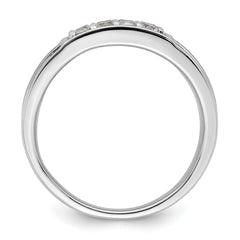 14k White Gold 1 1/2 carat Lab Grown Diamond VS/SI+ G+ Cluster Men's Ring