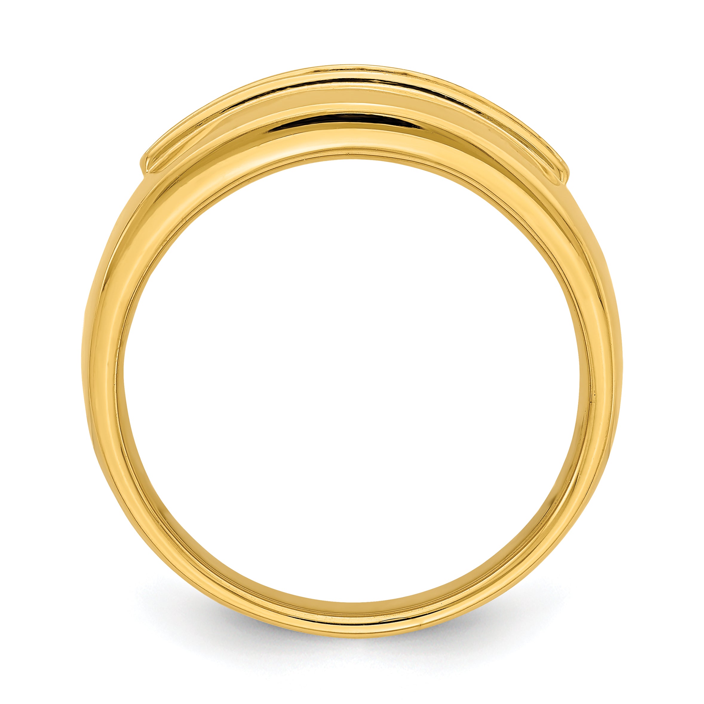 14K Lab Grown VS/SI+ G+ Dia Men's Band