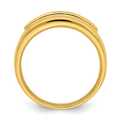 14K Lab Grown VS/SI+ G+ Dia Men's Band