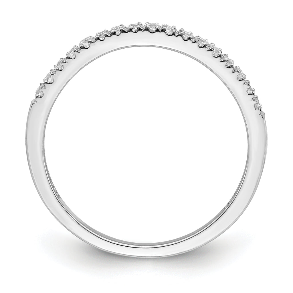 Pure Serenity 14k White Gold 1/6 carat Lab Grown Diamond VS/SI Wedding Band