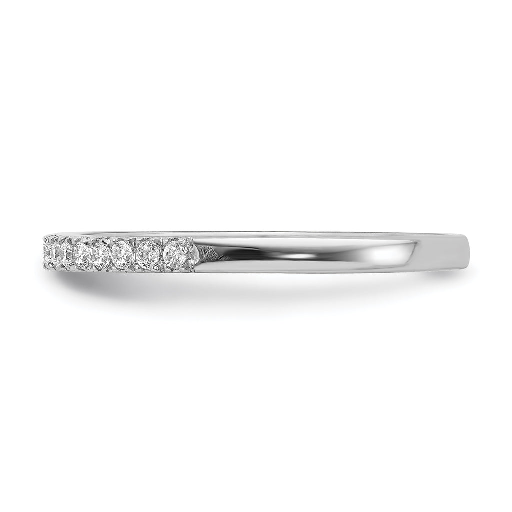 Pure Serenity 14k White Gold 1/6 carat Lab Grown Diamond VS/SI Wedding Band
